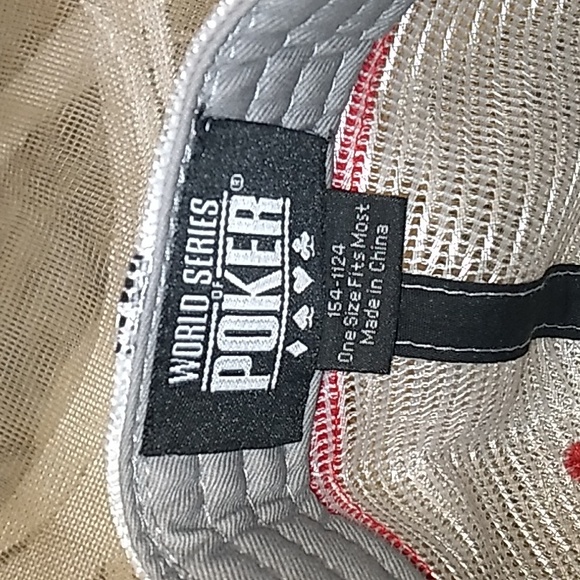 RARE- WORLD SERIES OF POKER HAT-(New) - Picture 9 of 13